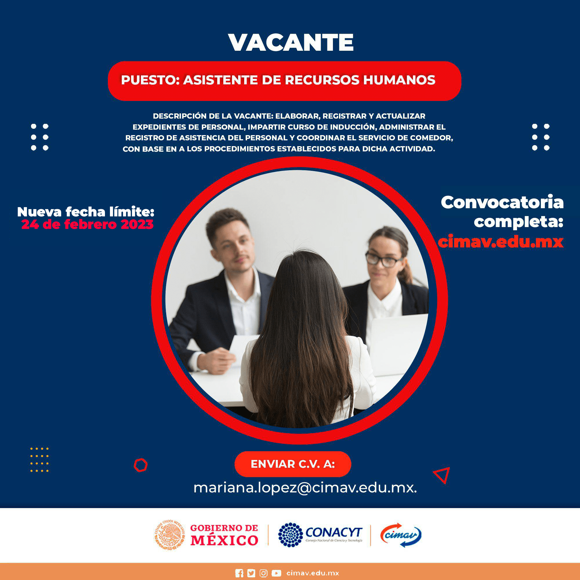 Vacantes CIMAV