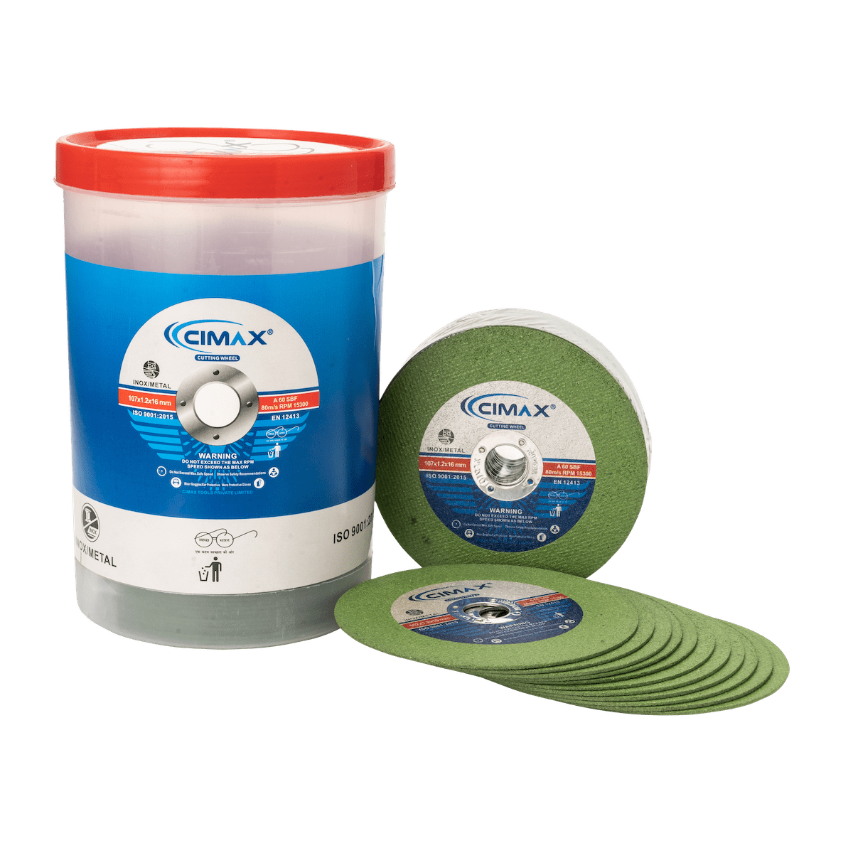 4″ Green Single Net Abrasive Cutting Wheel Cimax