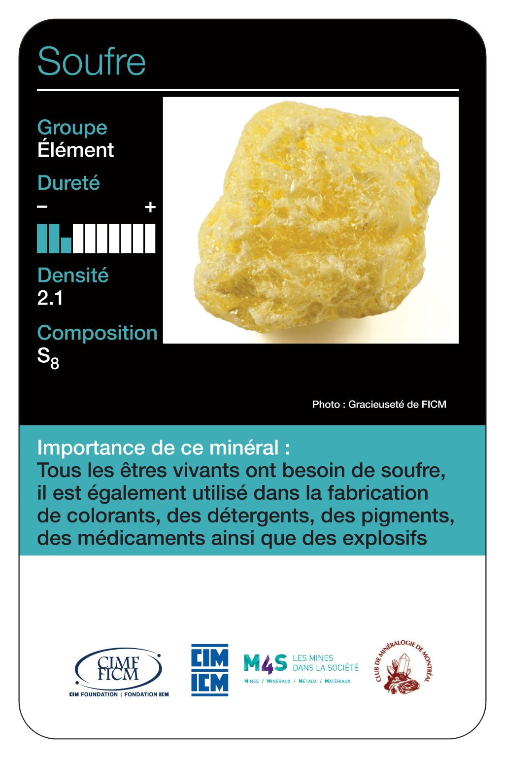 Soufre Fondation de l'ICM