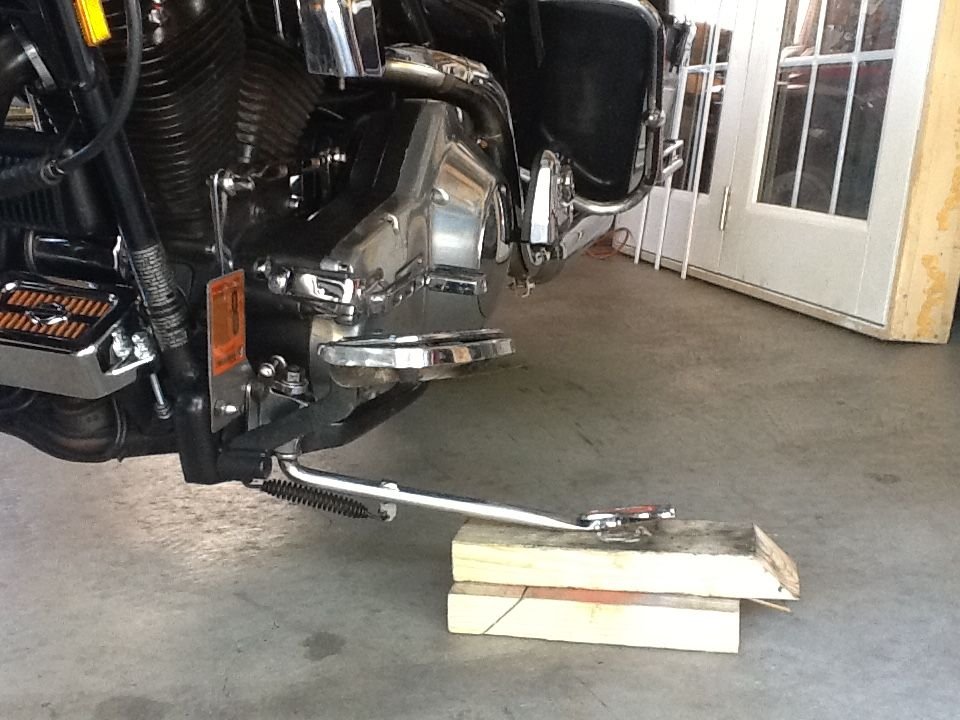 To much lean on jiffy stand Page 3 Harley Davidson Forums