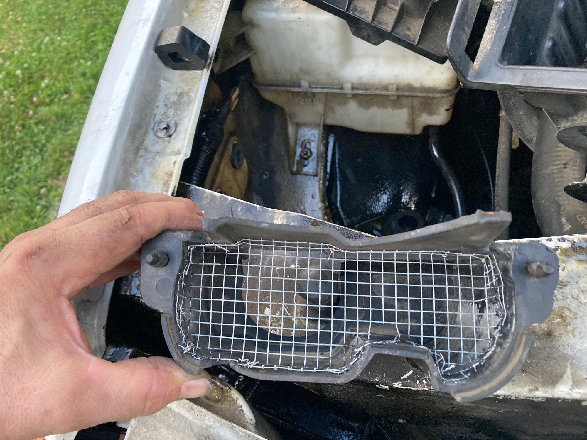 Removing air cleaner box. Hardware cloth chipmunks out RangerForums