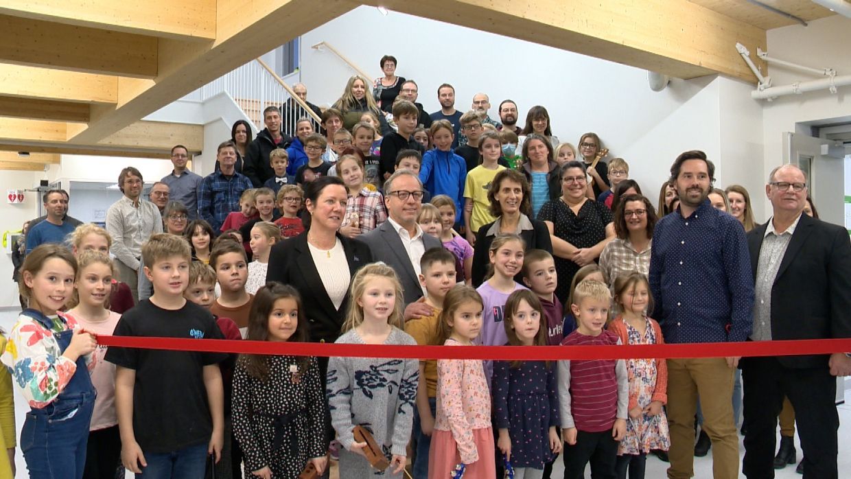 SaintModeste Inauguration de l’école primaire, agrandie et
