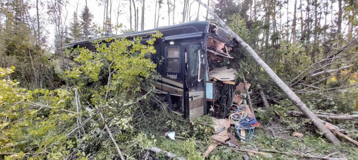 Accident Un motorisé perd le contrôle à SainteAnnedeMadawaska