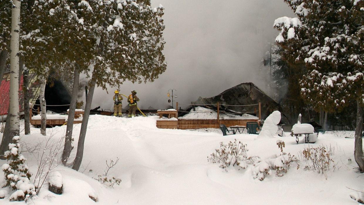Perte totale incendie dans une résidence à SaintMathieudeRioux