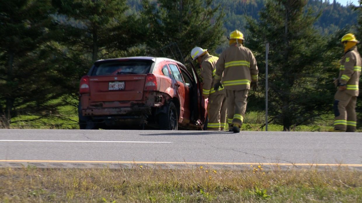 Accident sur l’A20 à RivièreOuelle TVA CIMT CHAU