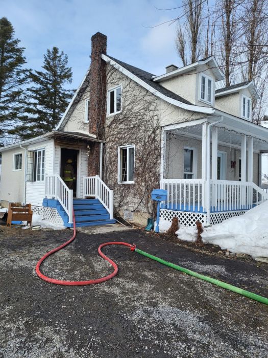 SaintVianney un incendie endommage lourdement une résidence TVA CIMT CHAU