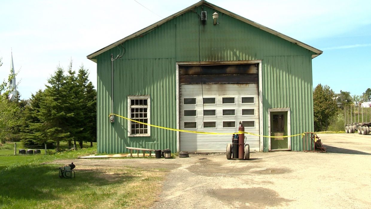 Un garage commercial incendié à SaintHubert de RivièreduLoup TVA
