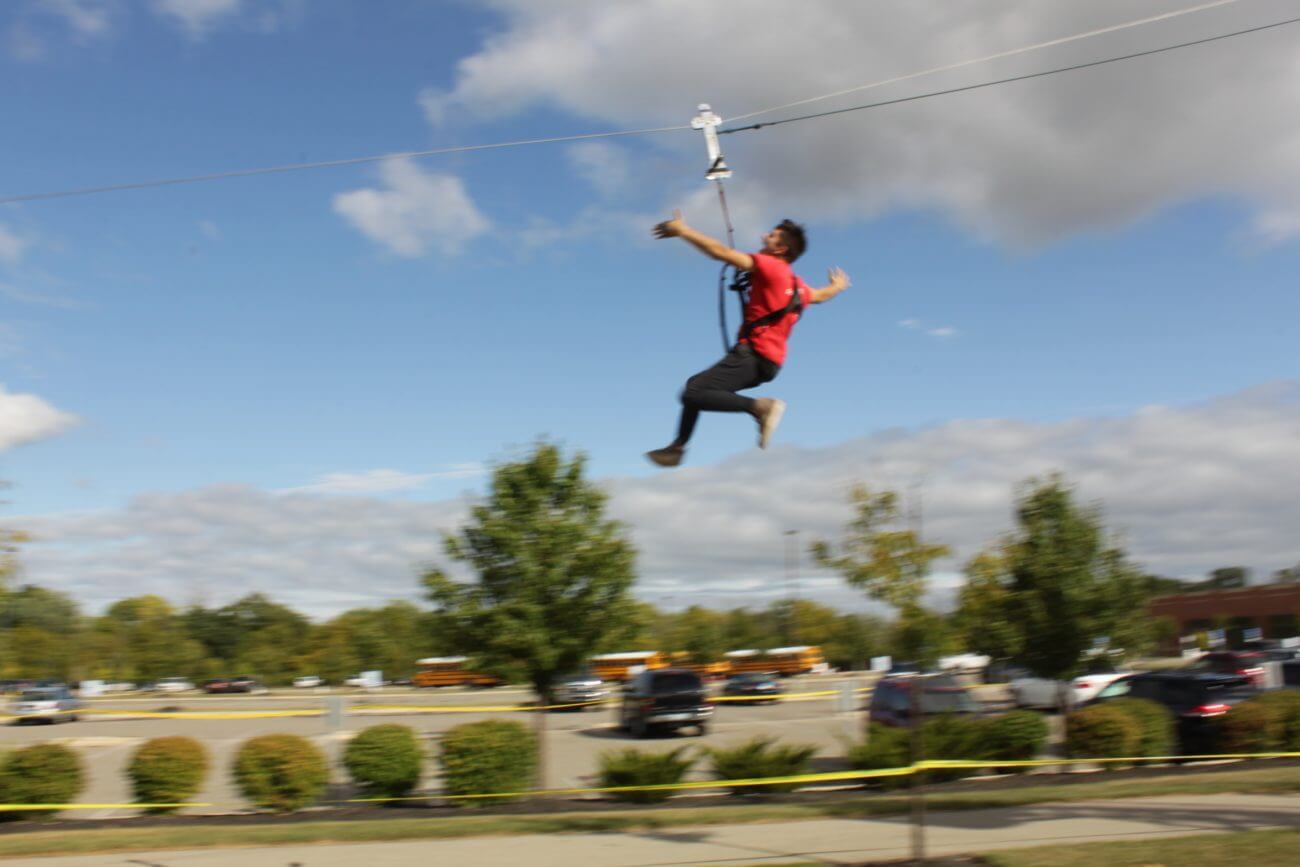 Mobile Zip Line Rentals Cincinnati Dayton Columbus OH
