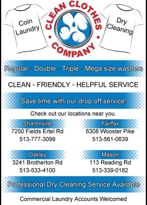 Clean Clothes Company Cincy Savings Connections