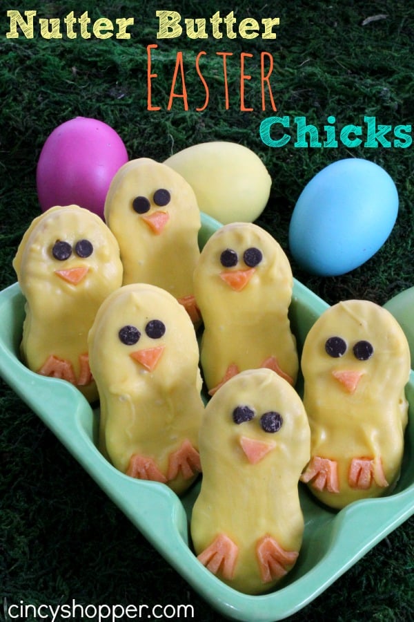 Nutter Butter Easter Chicks