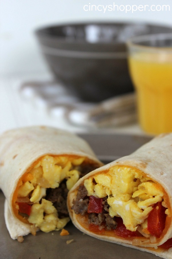Homemade Breakfast Burritos