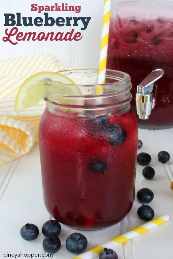 Sparkling Blueberry Lemonade Recipe