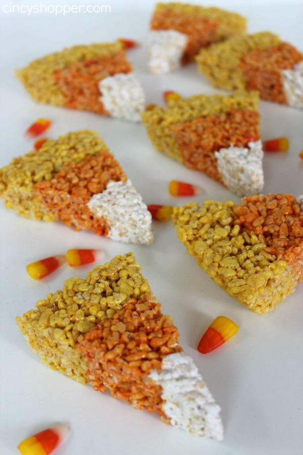 Candy Corn Rice Krispie Treats Recipe