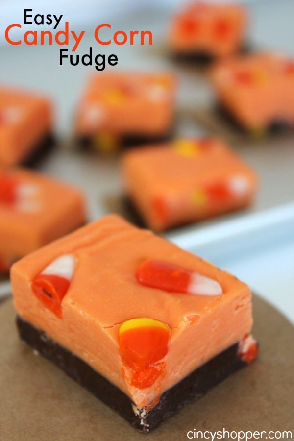 Easy Candy Corn Fudge Recipe