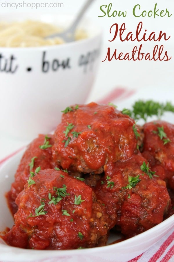Slow Cooker Italian Meatballs Recipe