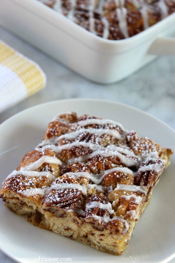 Cinnamon Roll French Toast Casserole