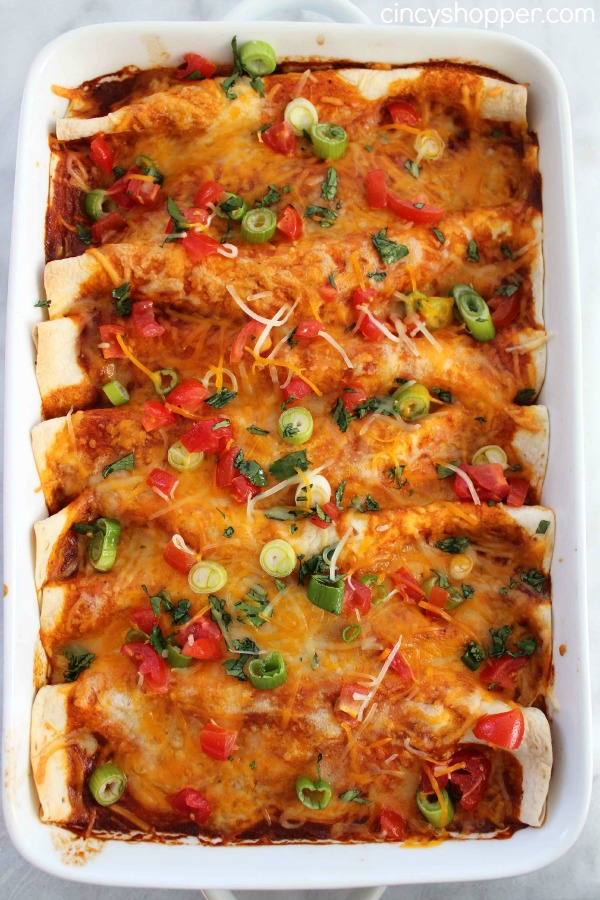 Easy Beef Enchiladas