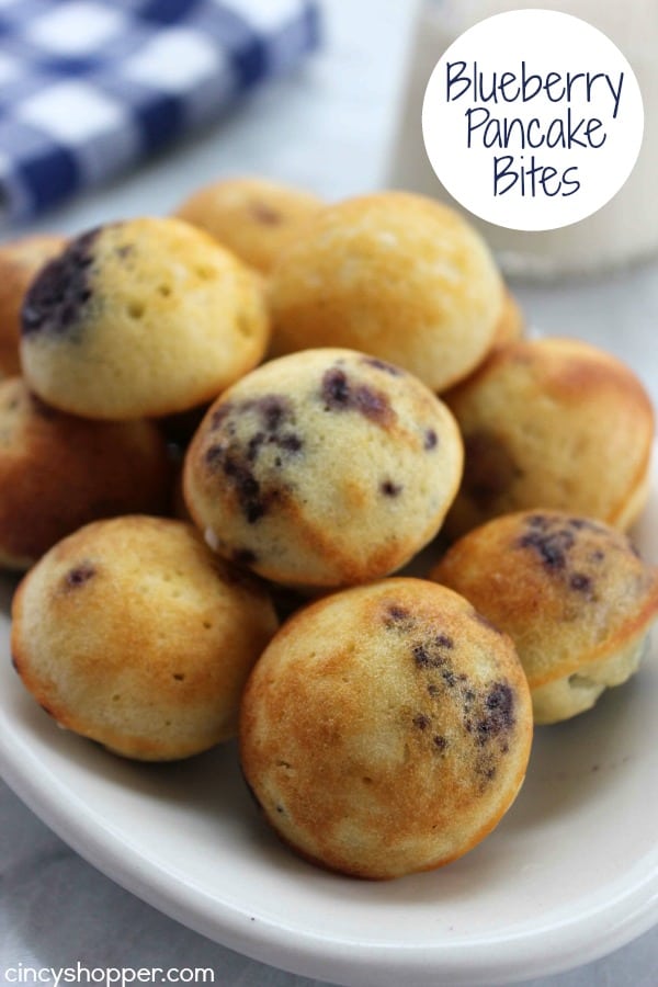 Blueberry Pancake Bites