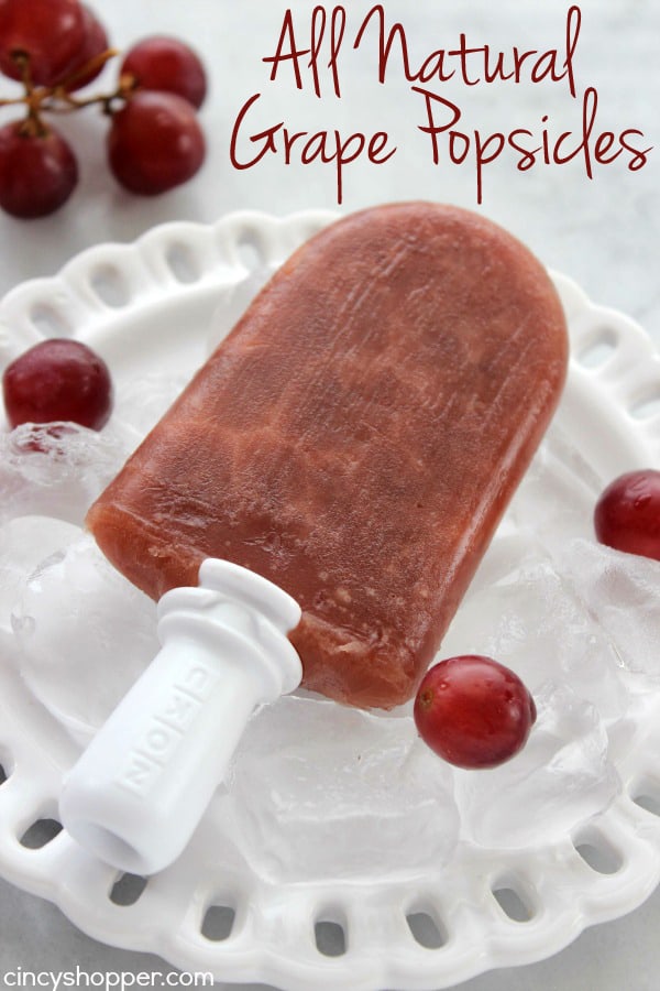 Homemade Grape Popsicles