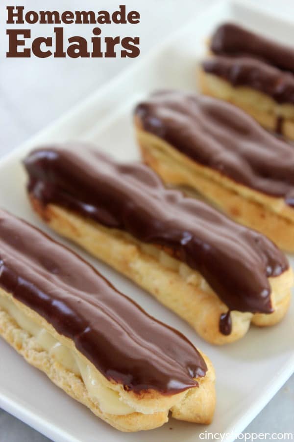 Homemade Eclairs