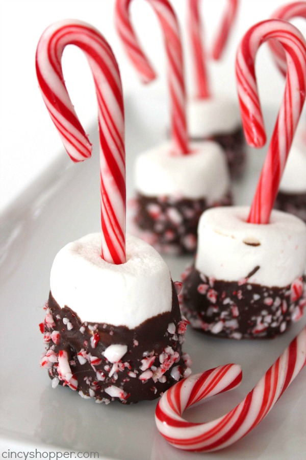 Candy Cane Marshmallows