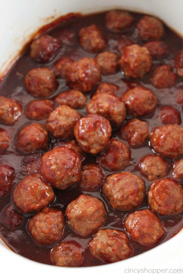 Slow Cooker Party Meatballs