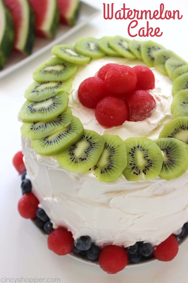 Easy Watermelon Cake