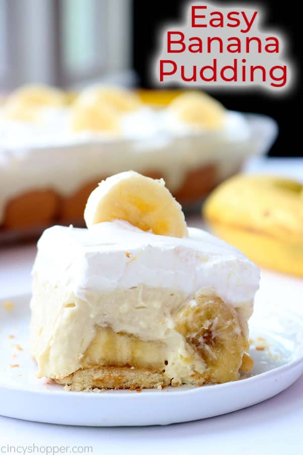Easy Banana Pudding