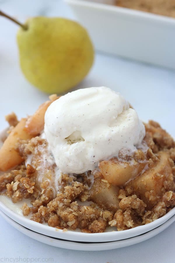 Easy Pear Crisp