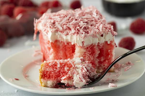 Raspberry Zinger Poke Cake Cincyshopper