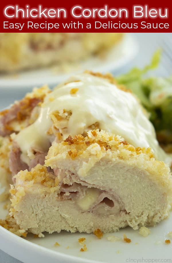 Baked Chicken Cordon Bleu With Sauce Cincyshopper
