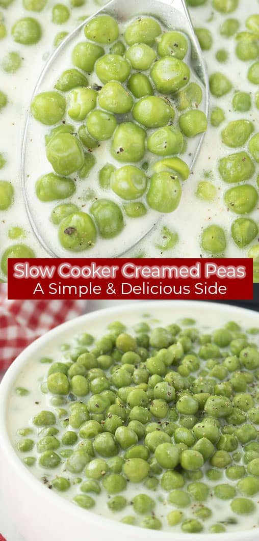 Slow Cooker Creamed Peas