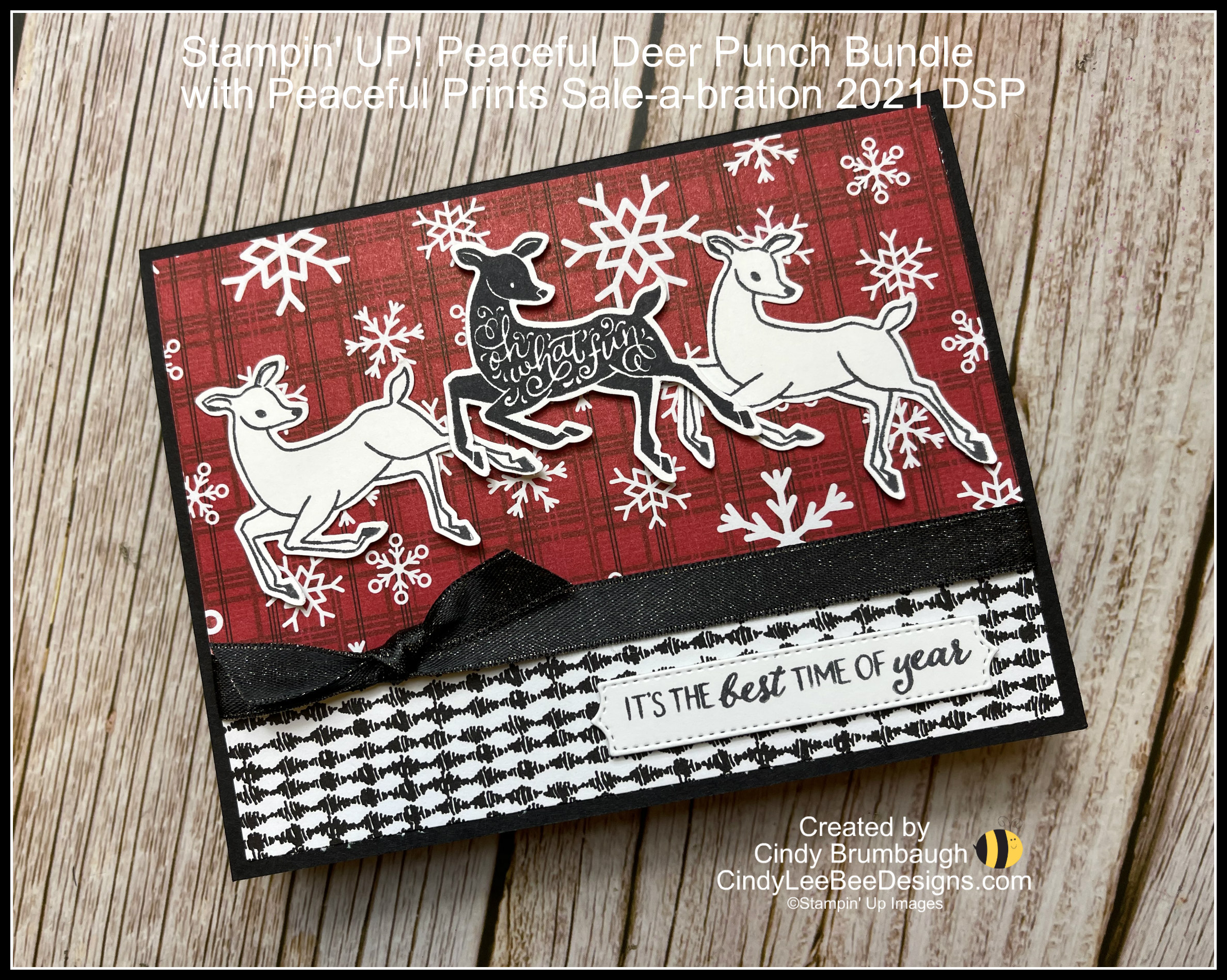Stampin’ UP! Peaceful Deer Bundle with Peaceful Prints Sneak Peek