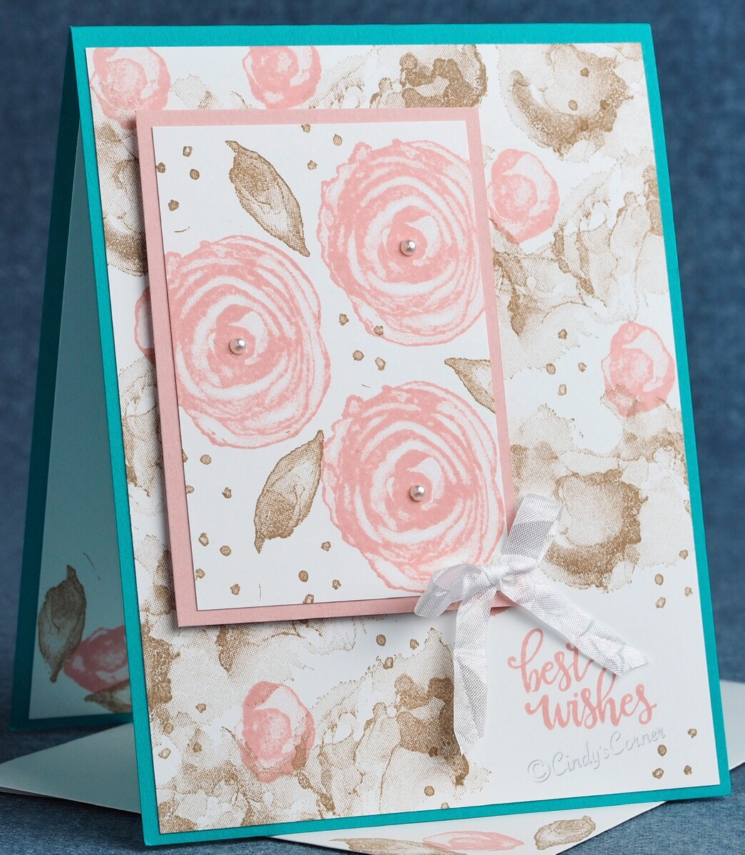 Artistically Inked Best Wishes Card Cindy's Corner