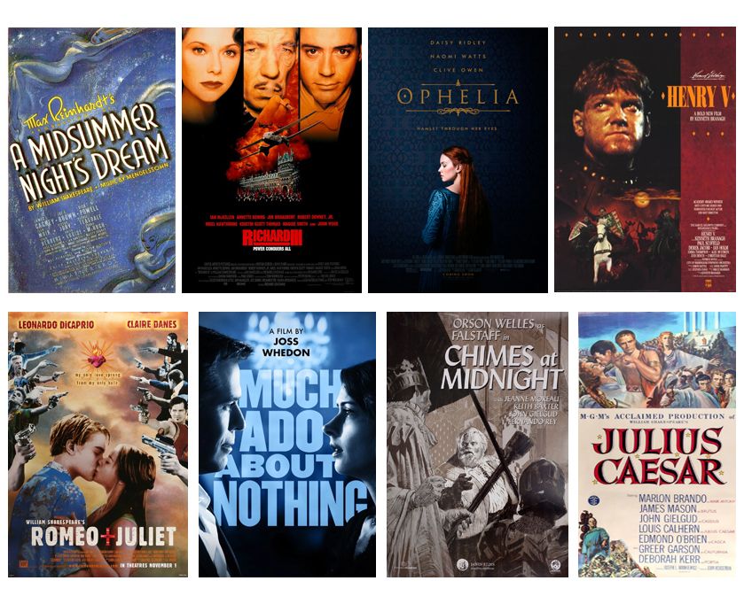 Shakespearean Review Batch Chimes at Midnight, Henry V, Julius Caesar