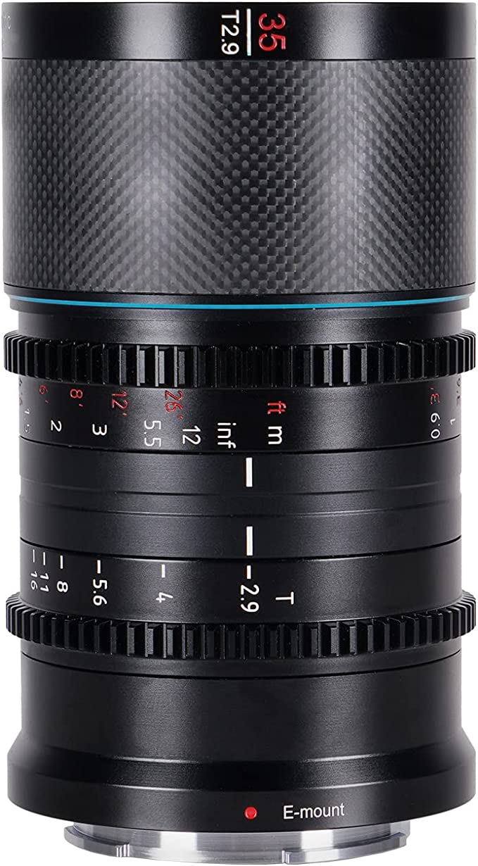 Sirui Saturn 35mm T2.9 1.6x Carbon Fiber FullFrame Anamorphic Lens