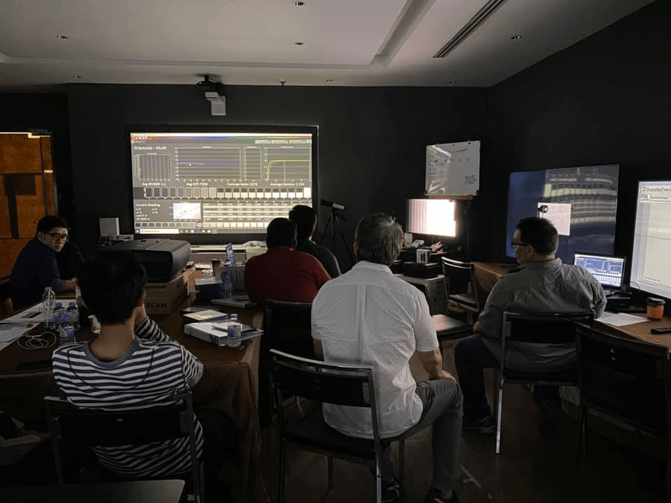 ภาพบรรยากาศการอบรม Calibration Class ของ PVA (Professional Video