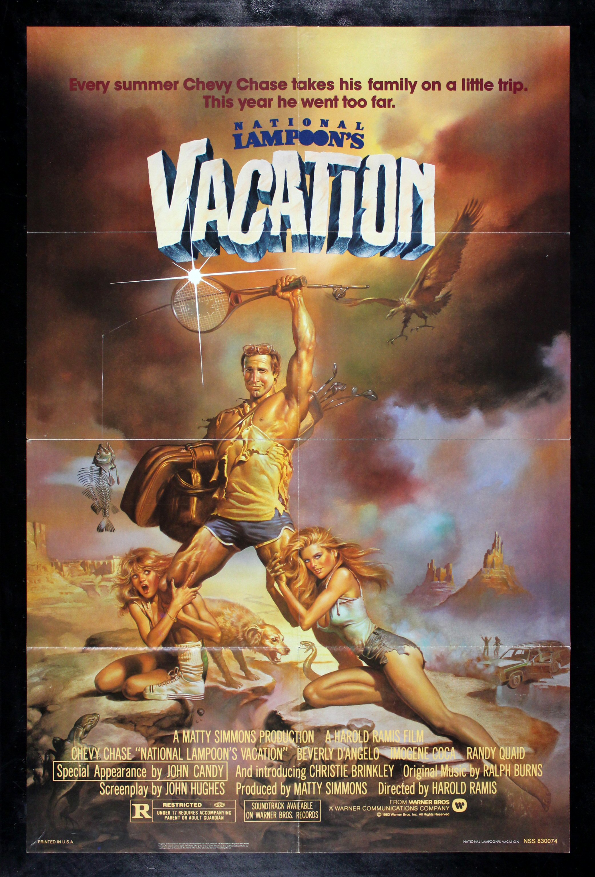 VACATION * CineMasterpieces 1SH ORIGINAL MOVIE POSTER 1983 eBay