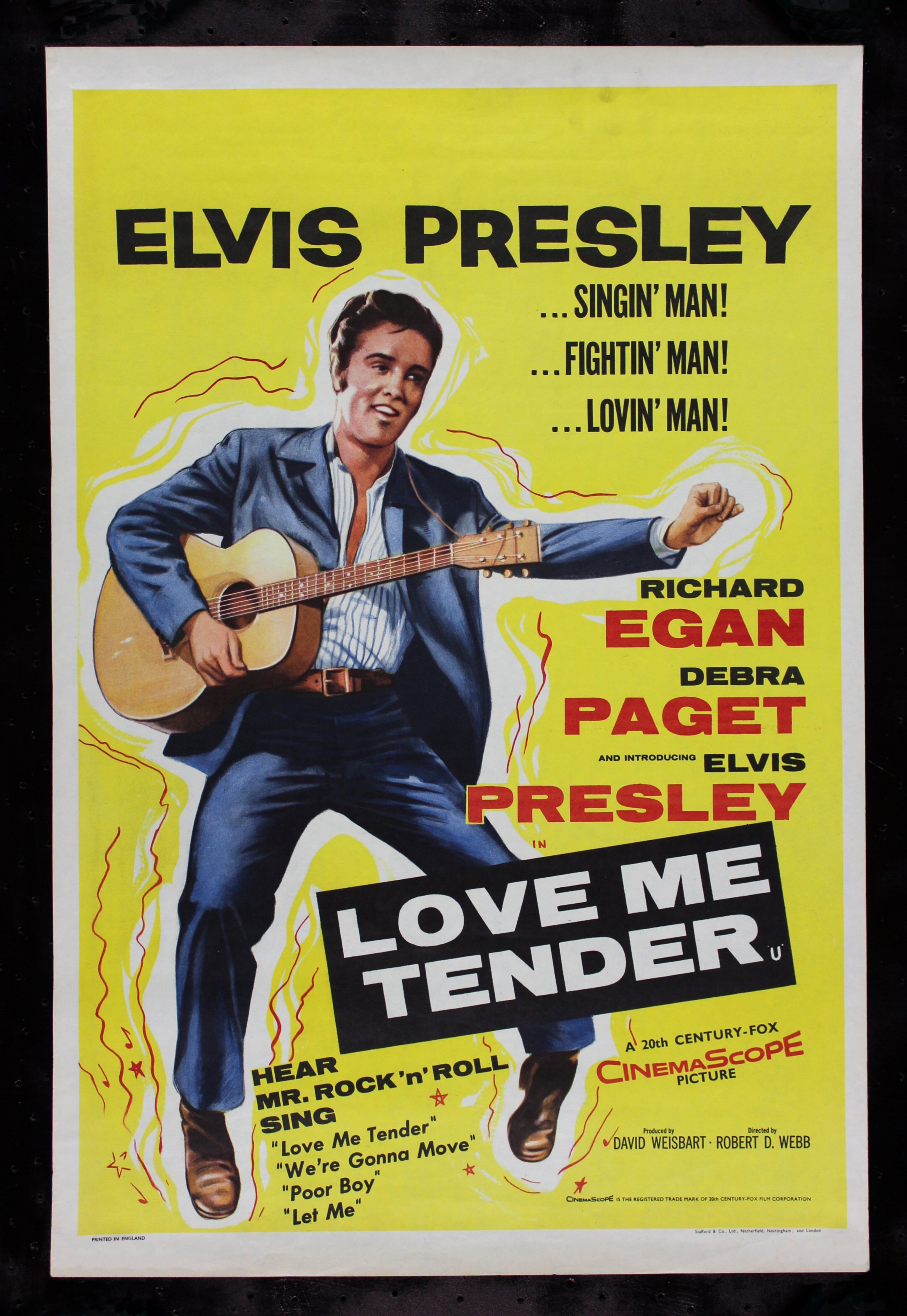 LOVE ME TENDER * CineMasterpieces ELVIS PRESLEY UK ORIGINAL MOVIE
