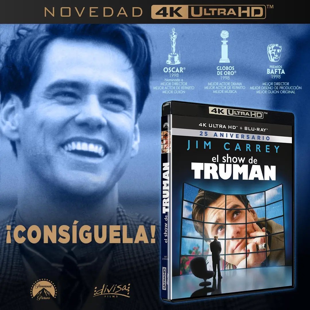 Consigue la nueva edición 4K UHD de “El Show de Truman”
