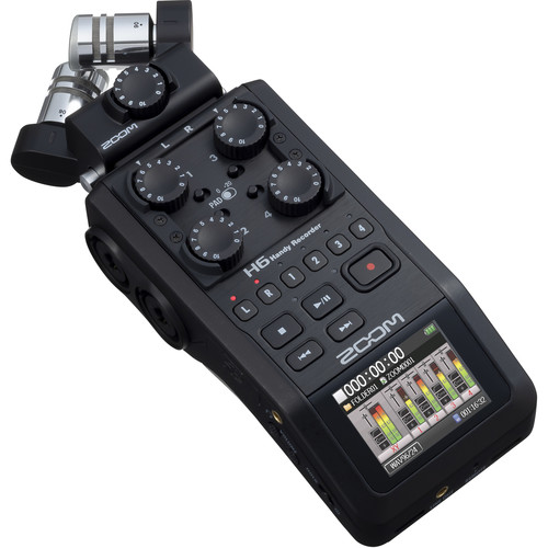 Zoom H6 Handy Recorder with Interchangeable Microphone System Cine