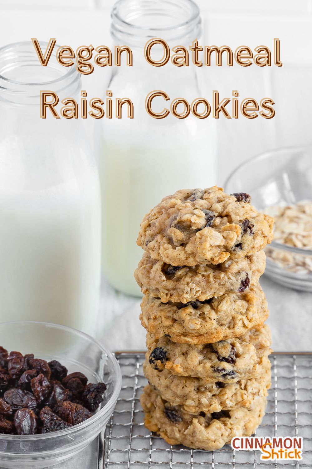 Vegan Oatmeal Raisin Cookies Best Vegan Cookies Easy & Fast
