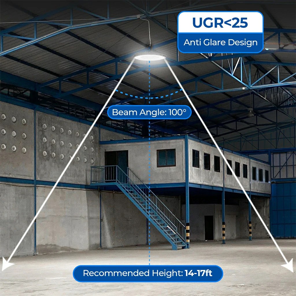 HighEfficiency LED High Bay Light 155W, 5000K Callisto Pro Series