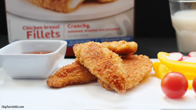 Banc d'essai filets de poulet pané sans gluten Flamingo Cinq Fourcettes