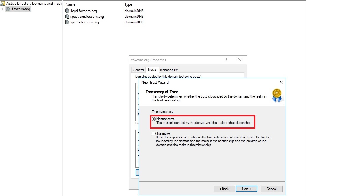 Active Directory Trust between two domains! ADSploit