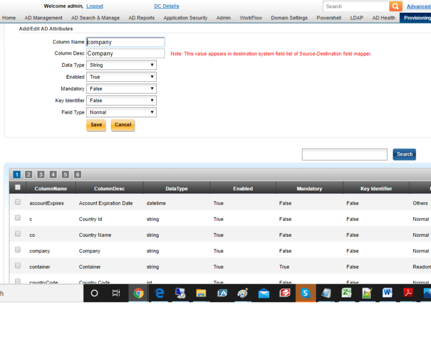 Provisioning System Securing Enterprise Active Directory