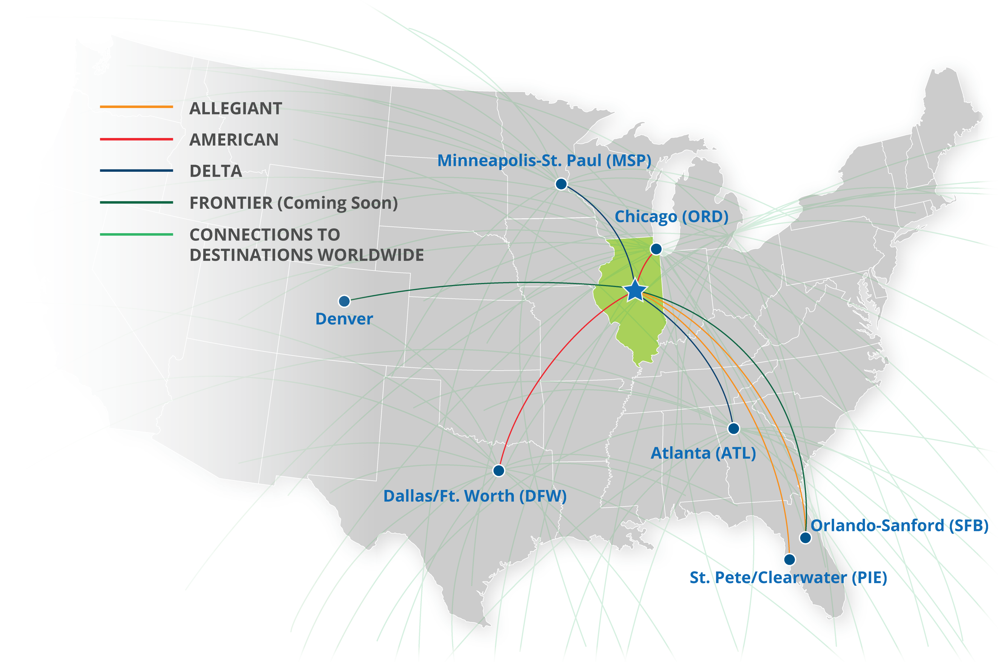 Allegiant Airlines Destinations Map 30 Allegiant Airlines Flight Map Maps Online For You