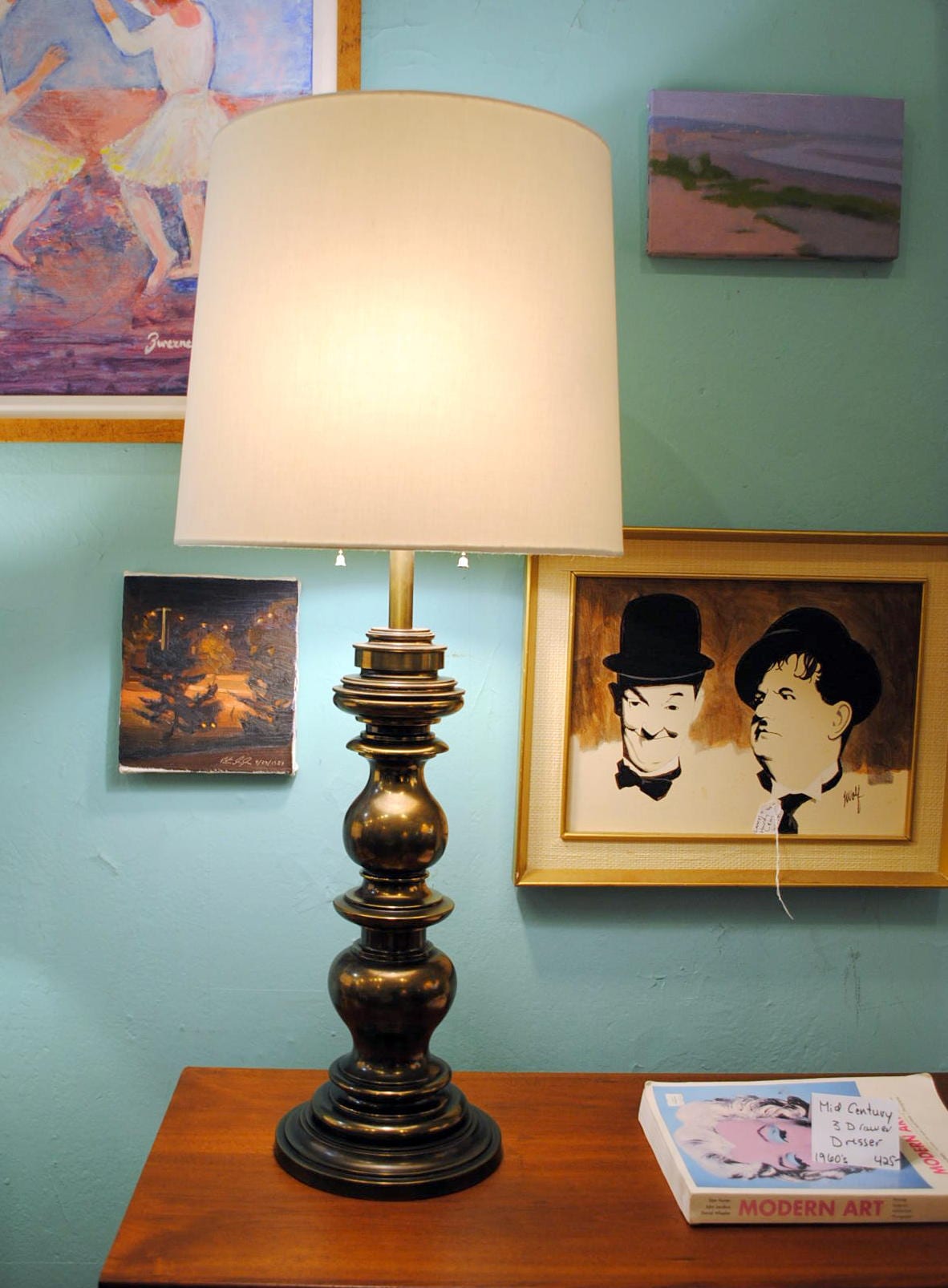 Large Vintage Brass Table Lamp **Was 125…NOW 75** Circa