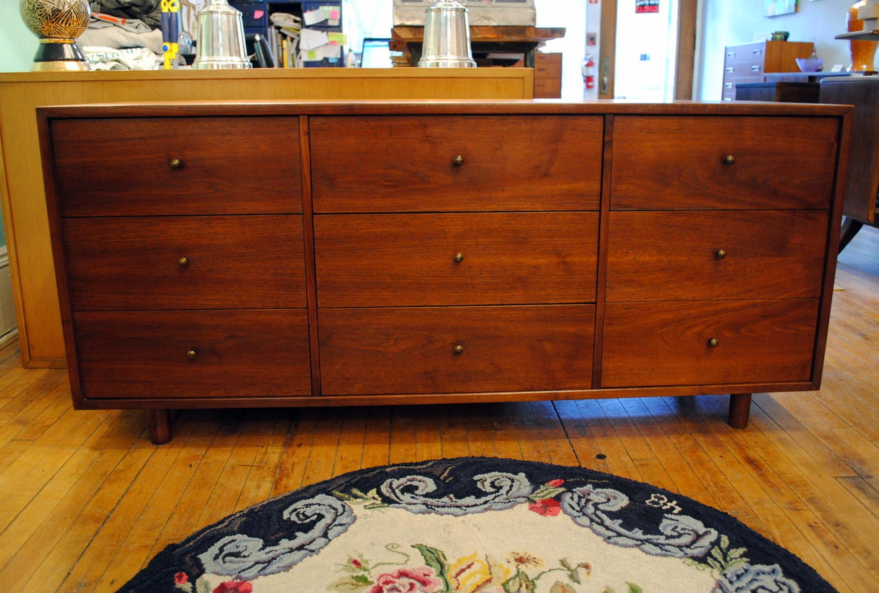 Mid Century 9 Drawer Dresser **Was 695..NOW 375** Circa