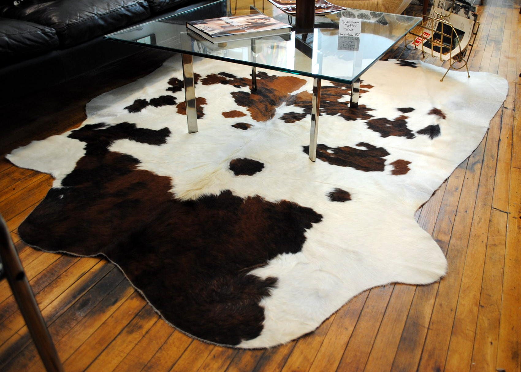 Vintage Cowhide Rug Circa